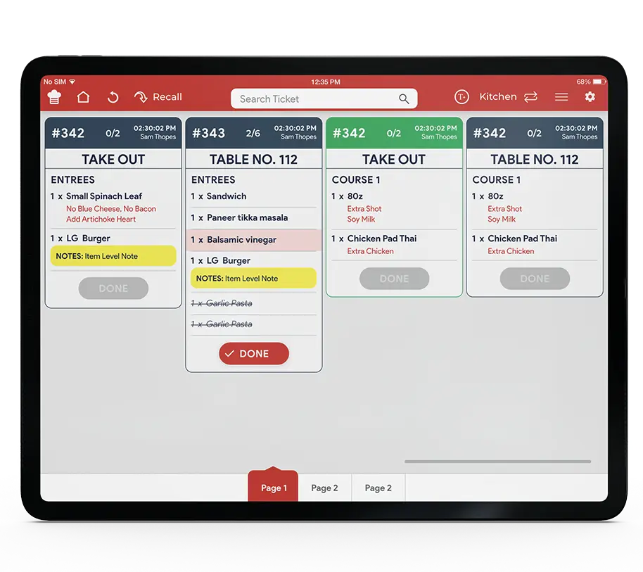 Kitchen Display System
